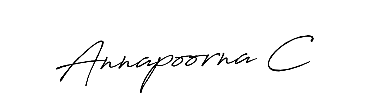 Annapoorna C stylish signature style. Best Handwritten Sign (Antro_Vectra_Bolder) for my name. Handwritten Signature Collection Ideas for my name Annapoorna C. Annapoorna C signature style 7 images and pictures png