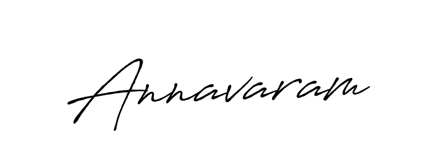 How to make Annavaram name signature. Use Antro_Vectra_Bolder style for creating short signs online. This is the latest handwritten sign. Annavaram signature style 7 images and pictures png