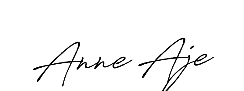You should practise on your own different ways (Antro_Vectra_Bolder) to write your name (Anne Aje) in signature. don't let someone else do it for you. Anne Aje signature style 7 images and pictures png