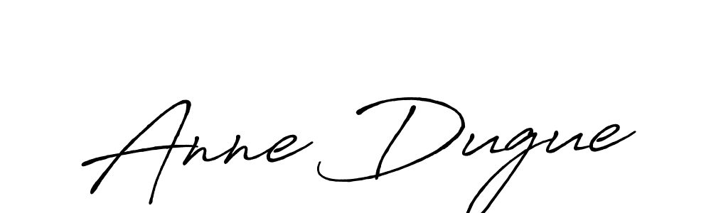 Make a beautiful signature design for name Anne Dugue. Use this online signature maker to create a handwritten signature for free. Anne Dugue signature style 7 images and pictures png