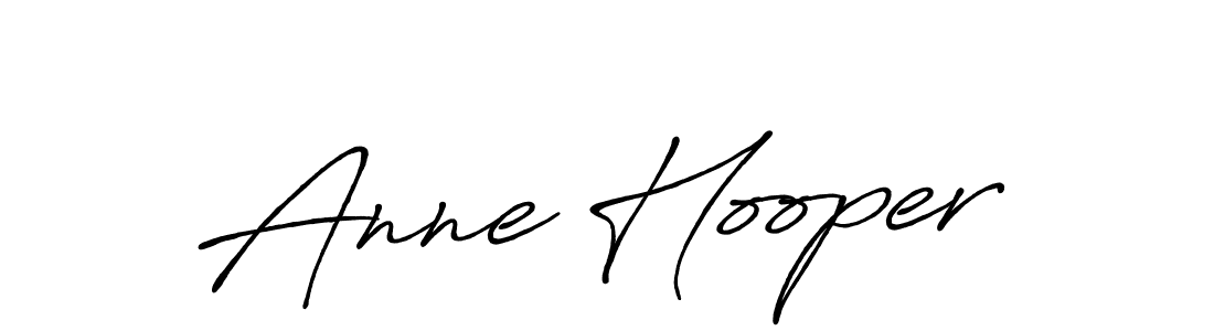 Use a signature maker to create a handwritten signature online. With this signature software, you can design (Antro_Vectra_Bolder) your own signature for name Anne Hooper. Anne Hooper signature style 7 images and pictures png