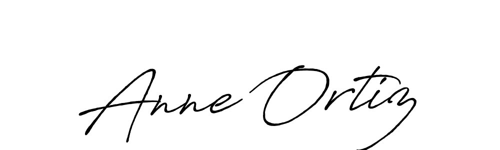 Also we have Anne Ortiz name is the best signature style. Create professional handwritten signature collection using Antro_Vectra_Bolder autograph style. Anne Ortiz signature style 7 images and pictures png