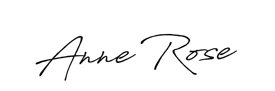 Anne Rose stylish signature style. Best Handwritten Sign (Antro_Vectra_Bolder) for my name. Handwritten Signature Collection Ideas for my name Anne Rose. Anne Rose signature style 7 images and pictures png