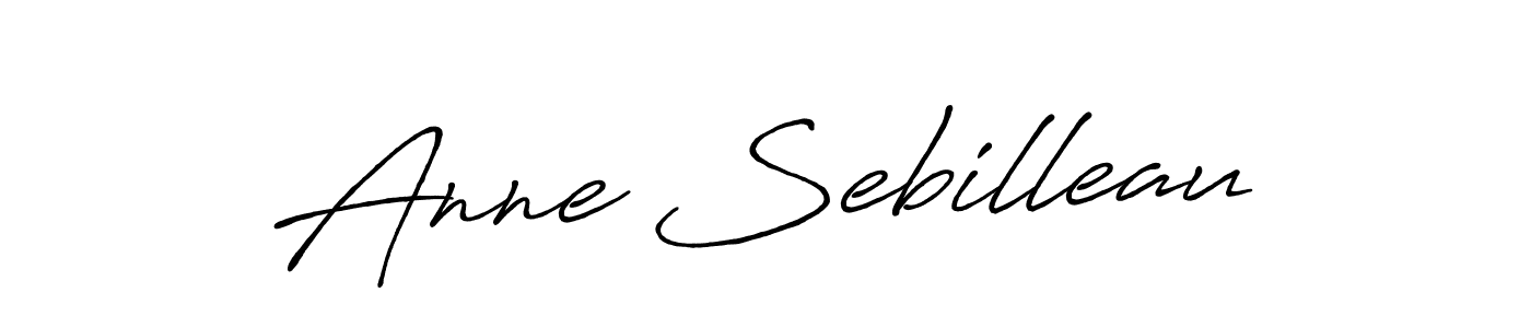 How to Draw Anne Sebilleau signature style? Antro_Vectra_Bolder is a latest design signature styles for name Anne Sebilleau. Anne Sebilleau signature style 7 images and pictures png
