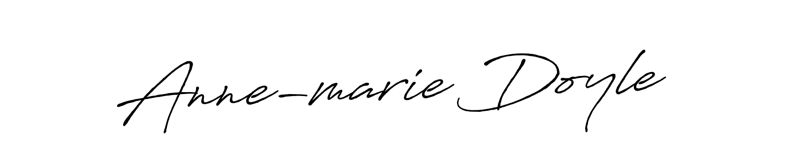 Use a signature maker to create a handwritten signature online. With this signature software, you can design (Antro_Vectra_Bolder) your own signature for name Anne-marie Doyle. Anne-marie Doyle signature style 7 images and pictures png