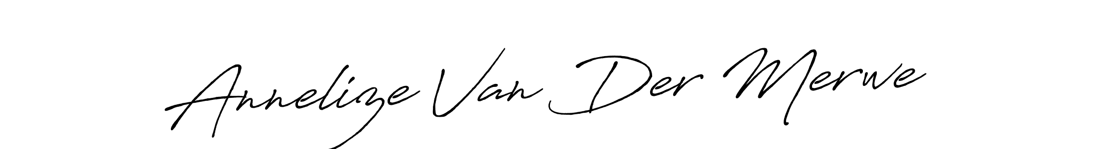 Design your own signature with our free online signature maker. With this signature software, you can create a handwritten (Antro_Vectra_Bolder) signature for name Annelize Van Der Merwe. Annelize Van Der Merwe signature style 7 images and pictures png