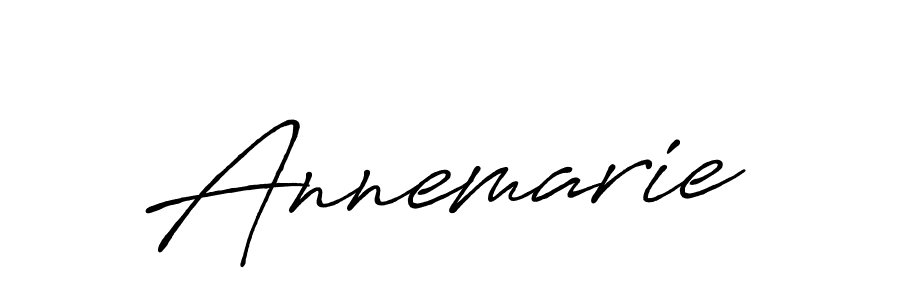 Create a beautiful signature design for name Annemarie. With this signature (Antro_Vectra_Bolder) fonts, you can make a handwritten signature for free. Annemarie signature style 7 images and pictures png
