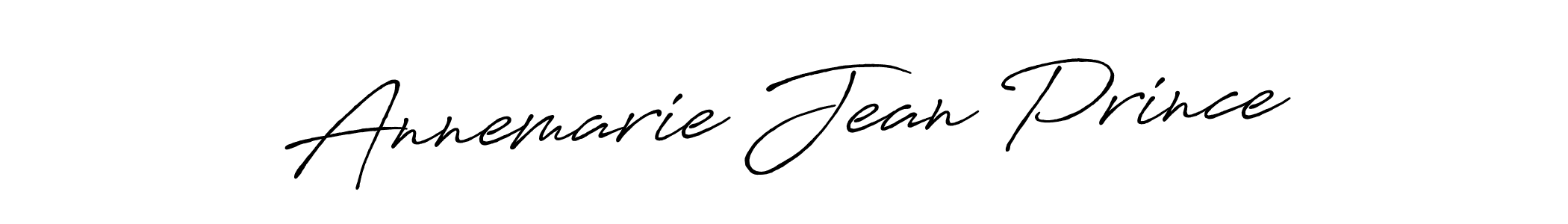 How to make Annemarie Jean Prince signature? Antro_Vectra_Bolder is a professional autograph style. Create handwritten signature for Annemarie Jean Prince name. Annemarie Jean Prince signature style 7 images and pictures png