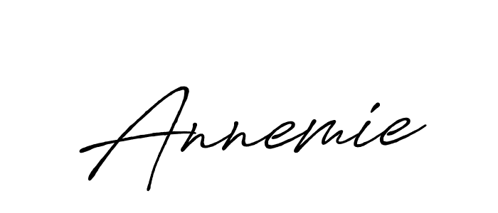 You should practise on your own different ways (Antro_Vectra_Bolder) to write your name (Annemie) in signature. don't let someone else do it for you. Annemie signature style 7 images and pictures png