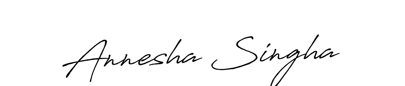 Make a beautiful signature design for name Annesha Singha. Use this online signature maker to create a handwritten signature for free. Annesha Singha signature style 7 images and pictures png