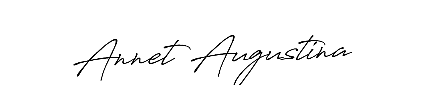 Antro_Vectra_Bolder is a professional signature style that is perfect for those who want to add a touch of class to their signature. It is also a great choice for those who want to make their signature more unique. Get Annet Augustina name to fancy signature for free. Annet Augustina signature style 7 images and pictures png