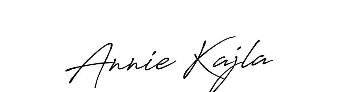 if you are searching for the best signature style for your name Annie Kajla. so please give up your signature search. here we have designed multiple signature styles  using Antro_Vectra_Bolder. Annie Kajla signature style 7 images and pictures png