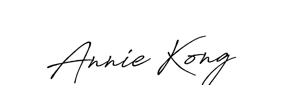 Also we have Annie Kong name is the best signature style. Create professional handwritten signature collection using Antro_Vectra_Bolder autograph style. Annie Kong signature style 7 images and pictures png