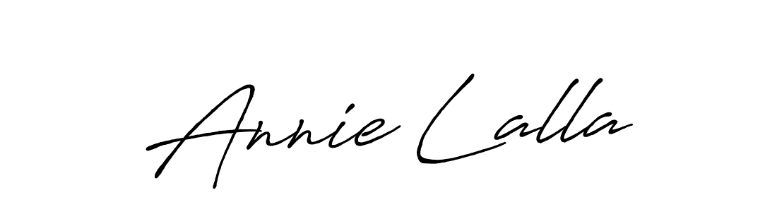 The best way (Antro_Vectra_Bolder) to make a short signature is to pick only two or three words in your name. The name Annie Lalla include a total of six letters. For converting this name. Annie Lalla signature style 7 images and pictures png