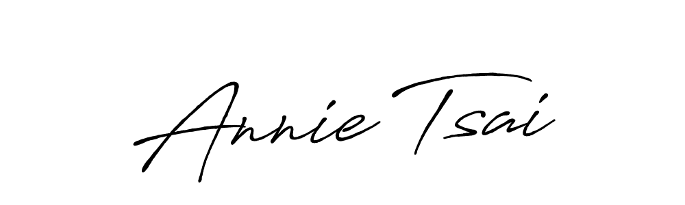 Create a beautiful signature design for name Annie Tsai. With this signature (Antro_Vectra_Bolder) fonts, you can make a handwritten signature for free. Annie Tsai signature style 7 images and pictures png