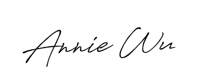 Make a short Annie Wu signature style. Manage your documents anywhere anytime using Antro_Vectra_Bolder. Create and add eSignatures, submit forms, share and send files easily. Annie Wu signature style 7 images and pictures png