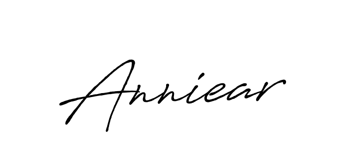 Also You can easily find your signature by using the search form. We will create Anniear name handwritten signature images for you free of cost using Antro_Vectra_Bolder sign style. Anniear signature style 7 images and pictures png