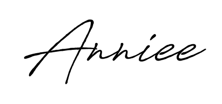 Looking for an artistic signature for Anniee? The Antro_Vectra_Bolder calligraphy style gives a sophisticated flow suitable for business cards and emails. Anniee signature style 7 images and pictures png