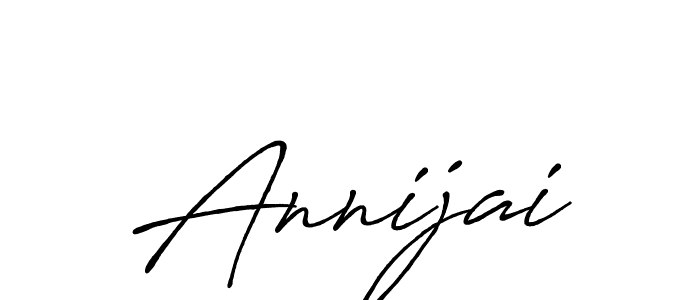 Create a beautiful signature design for name Annijai. With this signature (Antro_Vectra_Bolder) fonts, you can make a handwritten signature for free. Annijai signature style 7 images and pictures png