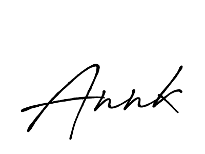Annk stylish signature style. Best Handwritten Sign (Antro_Vectra_Bolder) for my name. Handwritten Signature Collection Ideas for my name Annk. Annk signature style 7 images and pictures png