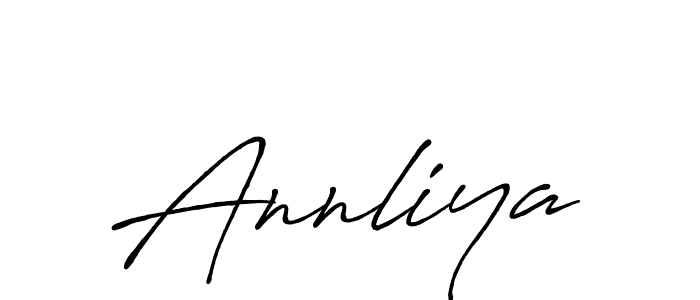 How to make Annliya signature? Antro_Vectra_Bolder is a professional autograph style. Create handwritten signature for Annliya name. Annliya signature style 7 images and pictures png