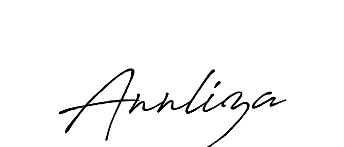Also we have Annliza name is the best signature style. Create professional handwritten signature collection using Antro_Vectra_Bolder autograph style. Annliza signature style 7 images and pictures png
