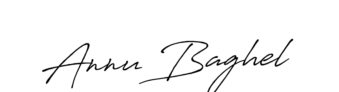 Create a beautiful signature design for name Annu Baghel. With this signature (Antro_Vectra_Bolder) fonts, you can make a handwritten signature for free. Annu Baghel signature style 7 images and pictures png