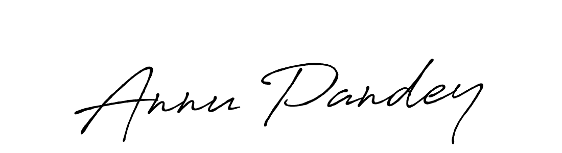 Also You can easily find your signature by using the search form. We will create Annu Pandey name handwritten signature images for you free of cost using Antro_Vectra_Bolder sign style. Annu Pandey signature style 7 images and pictures png