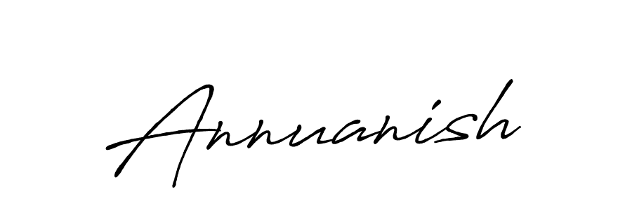 Annuanish stylish signature style. Best Handwritten Sign (Antro_Vectra_Bolder) for my name. Handwritten Signature Collection Ideas for my name Annuanish. Annuanish signature style 7 images and pictures png