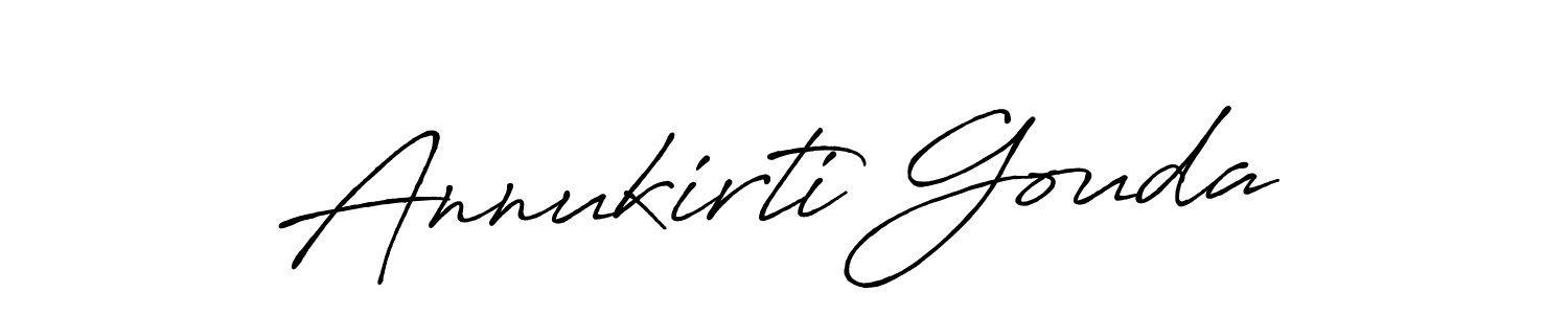 Also You can easily find your signature by using the search form. We will create Annukirti Gouda name handwritten signature images for you free of cost using Antro_Vectra_Bolder sign style. Annukirti Gouda signature style 7 images and pictures png