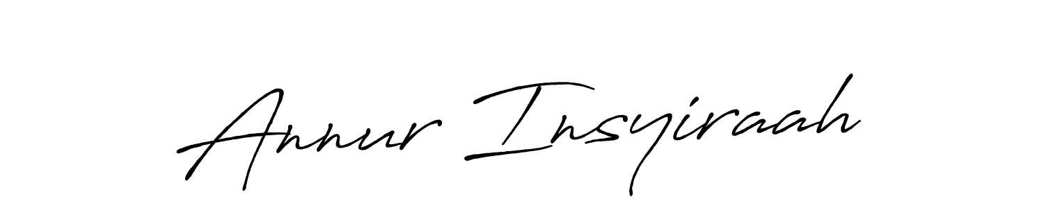 Here are the top 10 professional signature styles for the name Annur Insyiraah. These are the best autograph styles you can use for your name. Annur Insyiraah signature style 7 images and pictures png