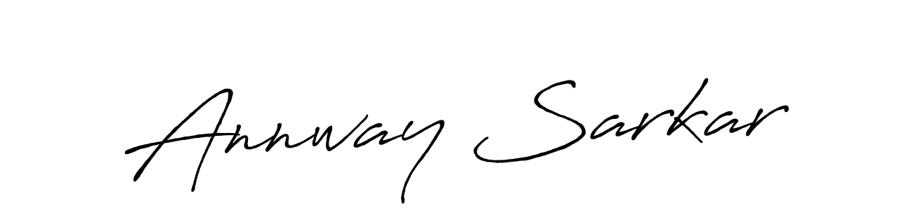 Once you've used our free online signature maker to create your best signature Antro_Vectra_Bolder style, it's time to enjoy all of the benefits that Annway Sarkar name signing documents. Annway Sarkar signature style 7 images and pictures png