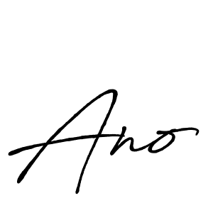 Make a beautiful signature design for name Ano. With this signature (Antro_Vectra_Bolder) style, you can create a handwritten signature for free. Ano signature style 7 images and pictures png