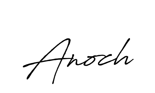 Make a beautiful signature design for name Anoch. With this signature (Antro_Vectra_Bolder) style, you can create a handwritten signature for free. Anoch signature style 7 images and pictures png