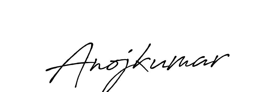 Also we have Anojkumar name is the best signature style. Create professional handwritten signature collection using Antro_Vectra_Bolder autograph style. Anojkumar signature style 7 images and pictures png