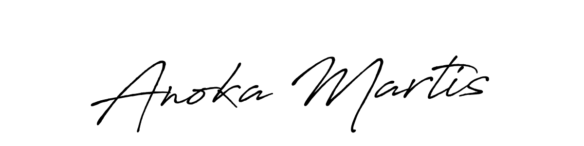 The best way (Antro_Vectra_Bolder) to make a short signature is to pick only two or three words in your name. The name Anoka Martis include a total of six letters. For converting this name. Anoka Martis signature style 7 images and pictures png