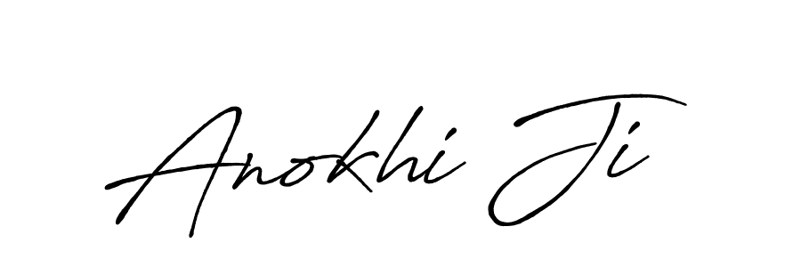 Make a beautiful signature design for name Anokhi Ji. Use this online signature maker to create a handwritten signature for free. Anokhi Ji signature style 7 images and pictures png