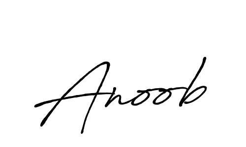 Best and Professional Signature Style for Anoob. Antro_Vectra_Bolder Best Signature Style Collection. Anoob signature style 7 images and pictures png