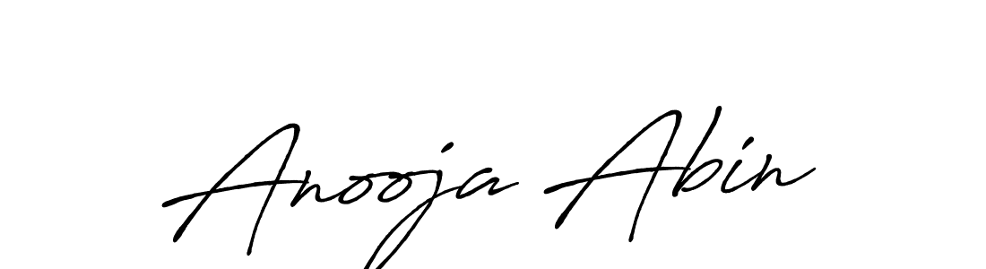 Here are the top 10 professional signature styles for the name Anooja Abin. These are the best autograph styles you can use for your name. Anooja Abin signature style 7 images and pictures png