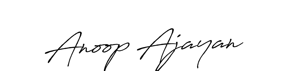 Make a beautiful signature design for name Anoop Ajayan. Use this online signature maker to create a handwritten signature for free. Anoop Ajayan signature style 7 images and pictures png