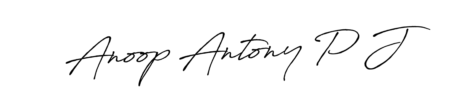 You should practise on your own different ways (Antro_Vectra_Bolder) to write your name (Anoop Antony P J) in signature. don't let someone else do it for you. Anoop Antony P J signature style 7 images and pictures png