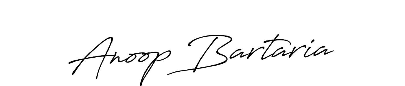 Make a short Anoop Bartaria signature style. Manage your documents anywhere anytime using Antro_Vectra_Bolder. Create and add eSignatures, submit forms, share and send files easily. Anoop Bartaria signature style 7 images and pictures png