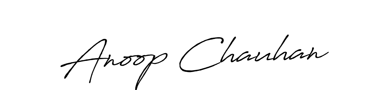 Antro_Vectra_Bolder is a professional signature style that is perfect for those who want to add a touch of class to their signature. It is also a great choice for those who want to make their signature more unique. Get Anoop Chauhan name to fancy signature for free. Anoop Chauhan signature style 7 images and pictures png