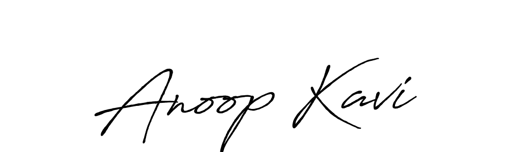You can use this online signature creator to create a handwritten signature for the name Anoop Kavi. This is the best online autograph maker. Anoop Kavi signature style 7 images and pictures png