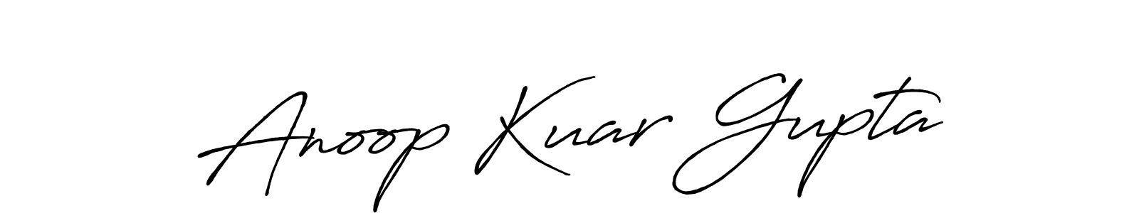 Make a beautiful signature design for name Anoop Kuar Gupta. Use this online signature maker to create a handwritten signature for free. Anoop Kuar Gupta signature style 7 images and pictures png