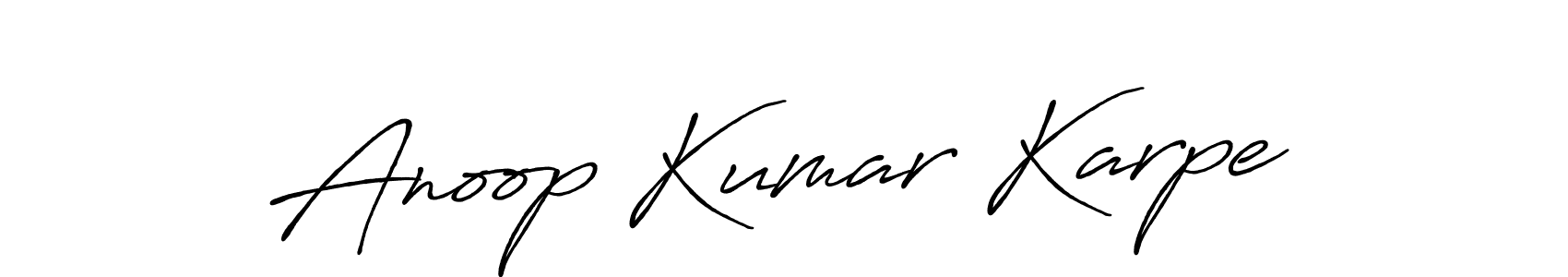 Once you've used our free online signature maker to create your best signature Antro_Vectra_Bolder style, it's time to enjoy all of the benefits that Anoop Kumar Karpe name signing documents. Anoop Kumar Karpe signature style 7 images and pictures png