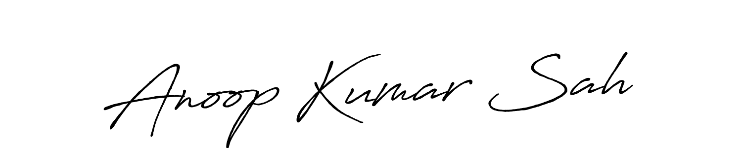 How to make Anoop Kumar Sah signature? Antro_Vectra_Bolder is a professional autograph style. Create handwritten signature for Anoop Kumar Sah name. Anoop Kumar Sah signature style 7 images and pictures png