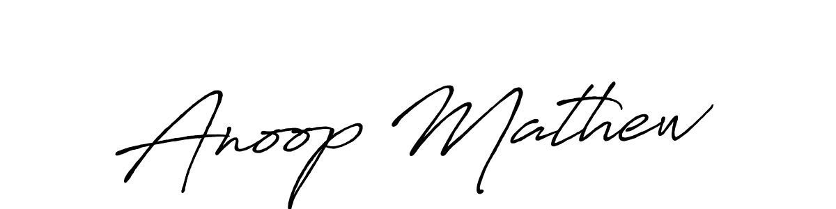 The best way (Antro_Vectra_Bolder) to make a short signature is to pick only two or three words in your name. The name Anoop Mathew include a total of six letters. For converting this name. Anoop Mathew signature style 7 images and pictures png