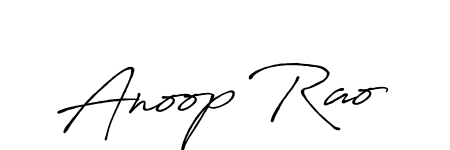 Antro_Vectra_Bolder is a professional signature style that is perfect for those who want to add a touch of class to their signature. It is also a great choice for those who want to make their signature more unique. Get Anoop Rao name to fancy signature for free. Anoop Rao signature style 7 images and pictures png