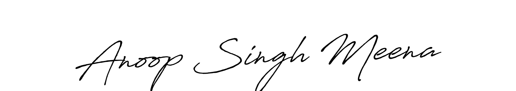 How to make Anoop Singh Meena signature? Antro_Vectra_Bolder is a professional autograph style. Create handwritten signature for Anoop Singh Meena name. Anoop Singh Meena signature style 7 images and pictures png